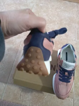 Zapatillas Corina Rosa y Azul