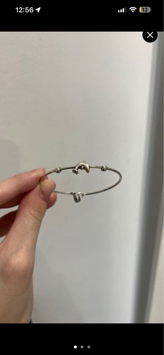 Pulsera Plata 925 con Delfín como nueva
