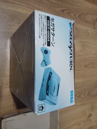 Caja y corcho Sega Saturn Japonés