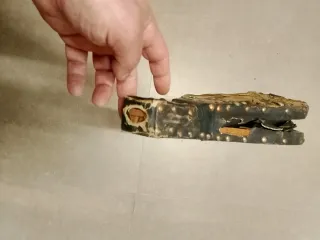 Fuelle decorativo para chimenea