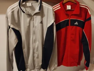 Chándal Adidas XL Rojo y Negro