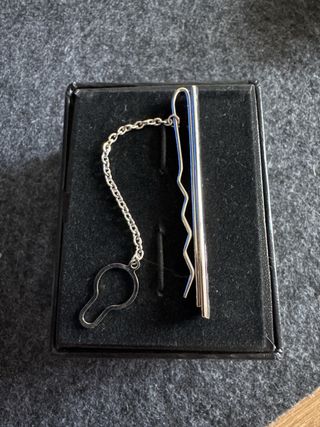 Clip para corbatas Emidio Tucci plateado