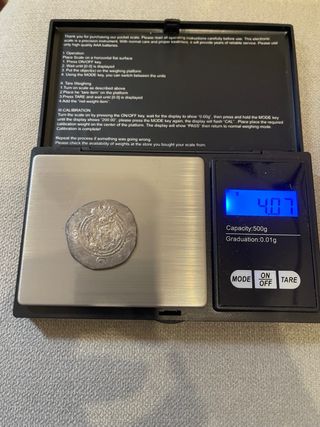 Dracma Sasanida Plata Khusro II