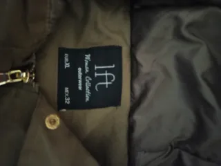 Parka acolchada verde militar