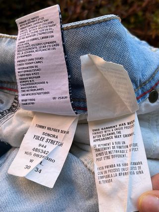 Pantalón vaquero Tommy Hilfiger recto azul