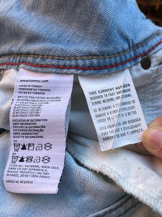 Pantalón vaquero Tommy Hilfiger recto azul