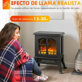 Chimenea Eléctrica 900/1800W