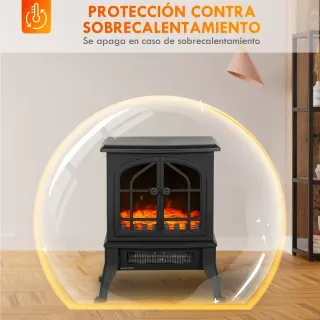 Chimenea Eléctrica 900/1800W