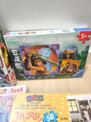 Lote 4 Puzzles Ravensburger, Educa, Clementoni