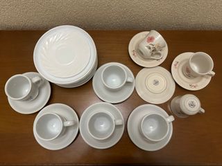 Juego 6 Vasos de Cristal