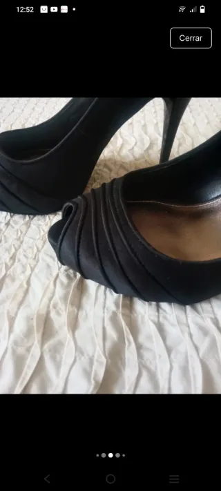 Zapatos de tacón Zara negros