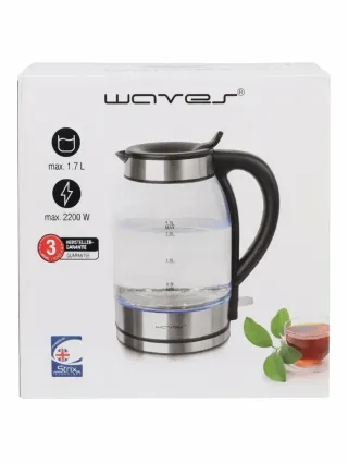 Hervidor de agua Waves 1.7L 2200W