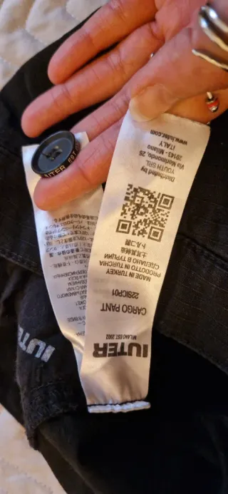 Pantaloni cargo uomo marrone