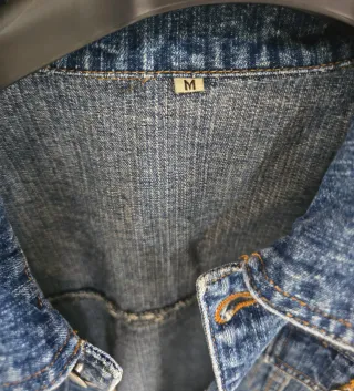 Chaqueta tejana azul