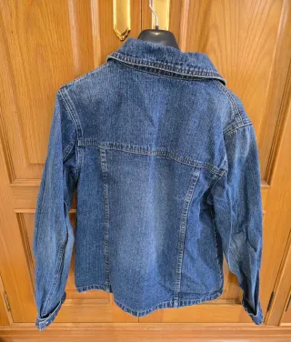 Chaqueta tejana azul