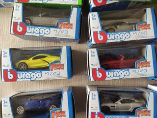 Burago Street Fire 1:43 Fiat 500 Panda