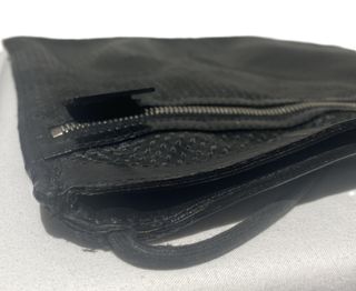 Bolso de piel perforada Dior Homme color negro