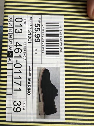 Zapatos niño comunión Tizzas azul