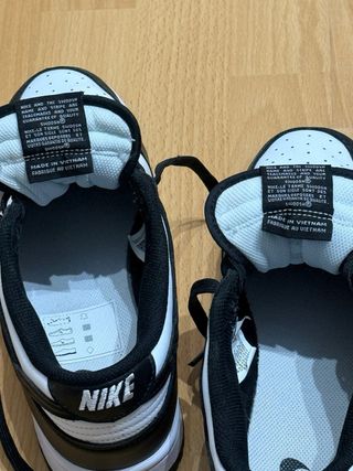 Zapatillas Nike Dunk Low Blanco y Negro