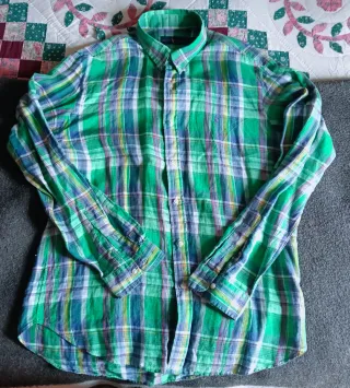 Camisa de Lino Polo Ralph Lauren talla LG