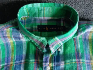 Camisa de Lino Polo Ralph Lauren talla LG