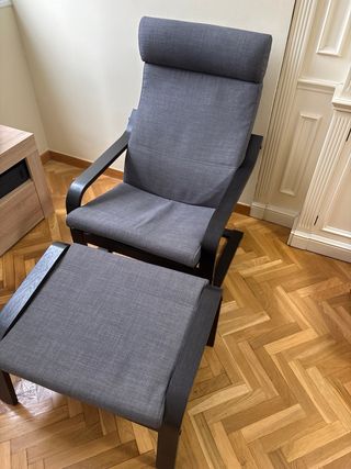 Poltrona Ikea + Poggiapiedi