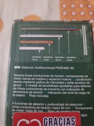 Detector Multifuncional Parkside PMSHM2 AS