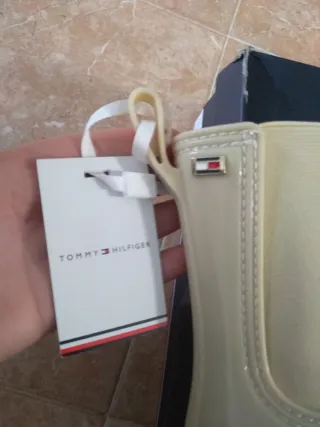 Botas de agua Tommy Hilfiger beige