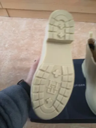 Botas de agua Tommy Hilfiger beige