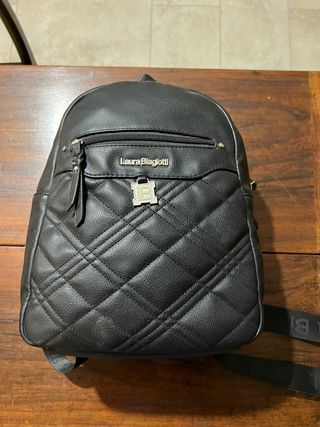Zaino Laura Biagiotti nero trapuntato