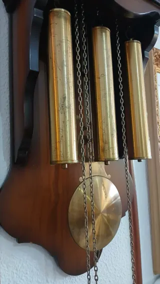 Reloj de pared péndulo madera