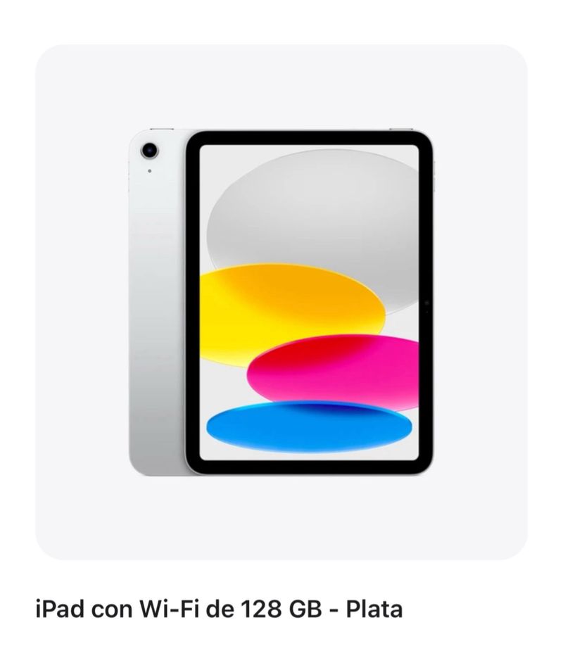 iPad 128GB Plata Nuevo Sin Abrir afbeelding 3