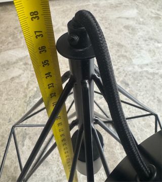 Lámpara de techo geométrica negra