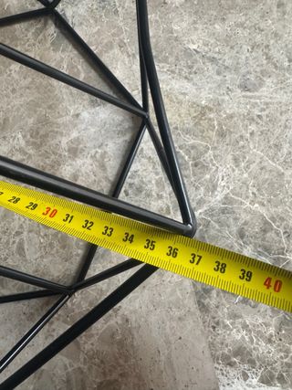 Lámpara de techo geométrica negra