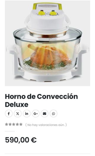 Horno Convección Halógeno 12L Programable