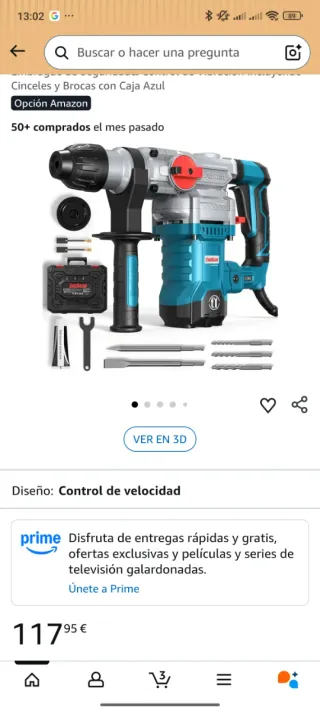 Martillo Perforador 1500W Eneacro