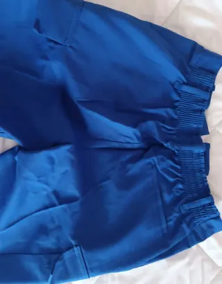 2 Pantalones de trabajo azules talla 40