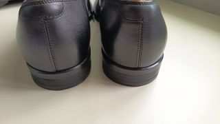 Scarpe Gucci Derby Pelle Blu Tg 42.5