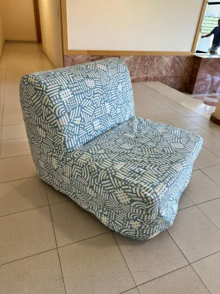 Divano letto IKEA 1 posto con fodera