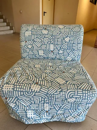 Divano letto IKEA 1 posto con fodera