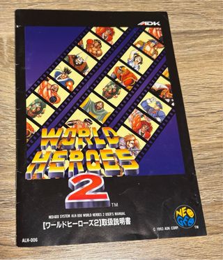 Neo Geo World Heroes 2 Juego Arcade