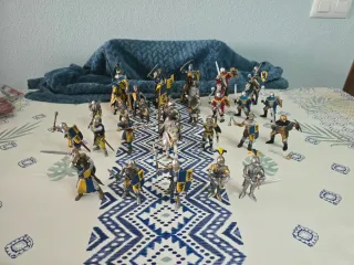 Lote 26 Caballeros Papo/Schleich 10cm