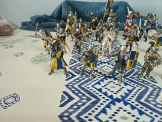 Lote 26 Caballeros Papo/Schleich 10cm