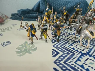 Lote 26 Caballeros Papo/Schleich 10cm