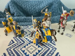 Lote 26 Caballeros Papo/Schleich 10cm