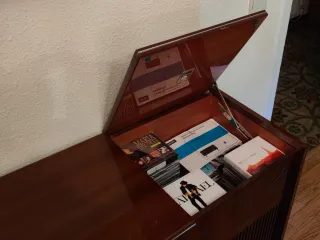 Mueble de música Grundig vintage