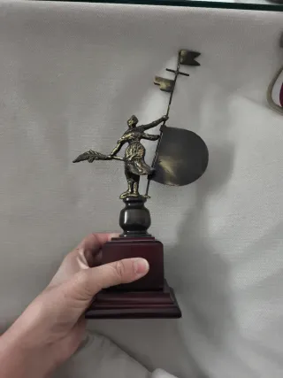 Figura Giraldillo Bronce Adorno