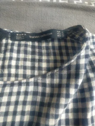 Lote Vestidos negro y Vichy cortos chica 14-16a