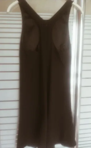 Lote Vestidos negro y Vichy cortos chica 14-16a