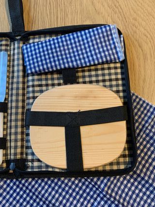 Estuche de cubiertos para picnic